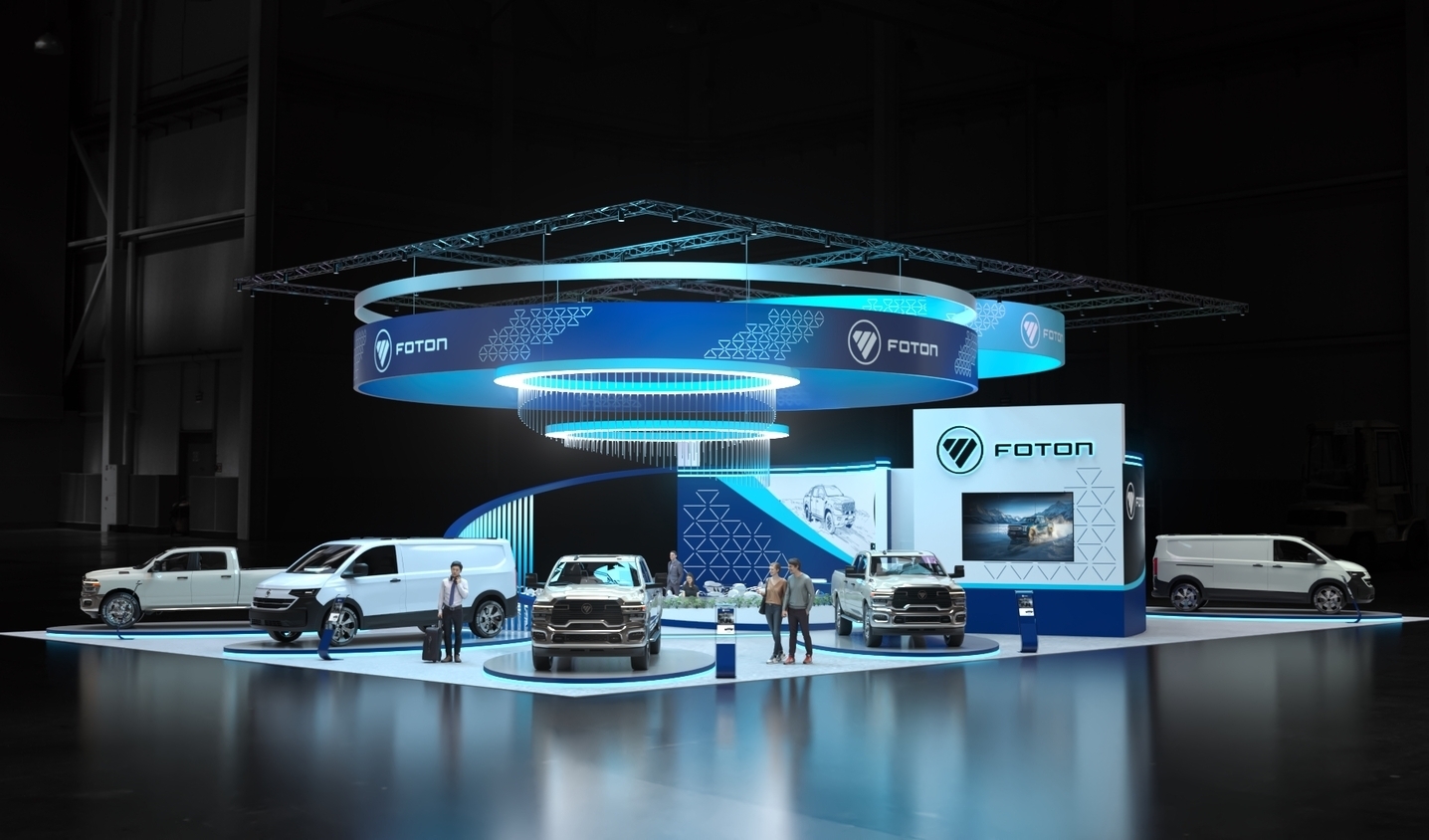 Exhibition stand design FOTON (MB RUS), Дизайн выставочного стенда FOTON (МБ РУС), oxsiondesign