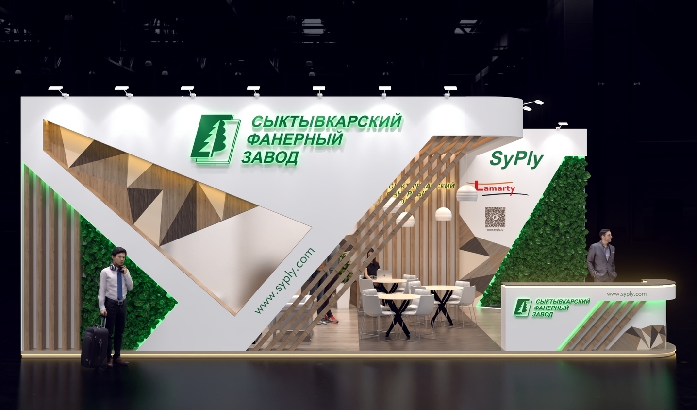 Exhibition stand design Syktyvkar Plywood Factory, Дизайн выставочного стенда Сыктывкарский Фанерный Завод
