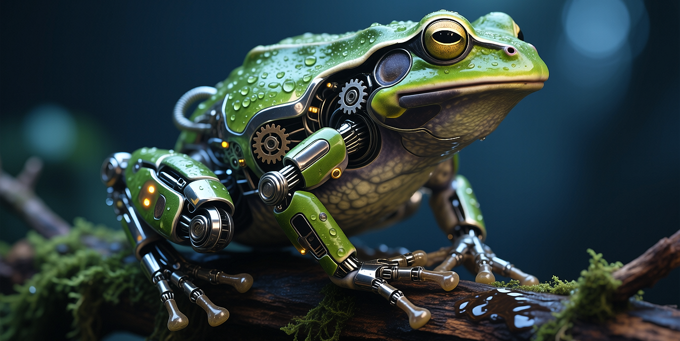 Robot frog, Робот лягушка