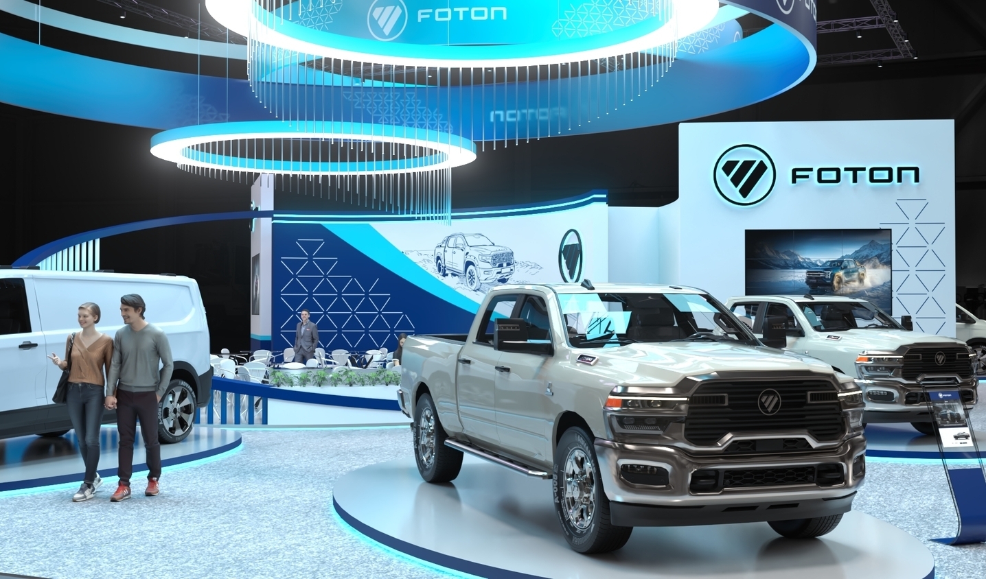 Exhibition stand design FOTON (MB RUS), Дизайн выставочного стенда FOTON (МБ РУС), oxsiondesign