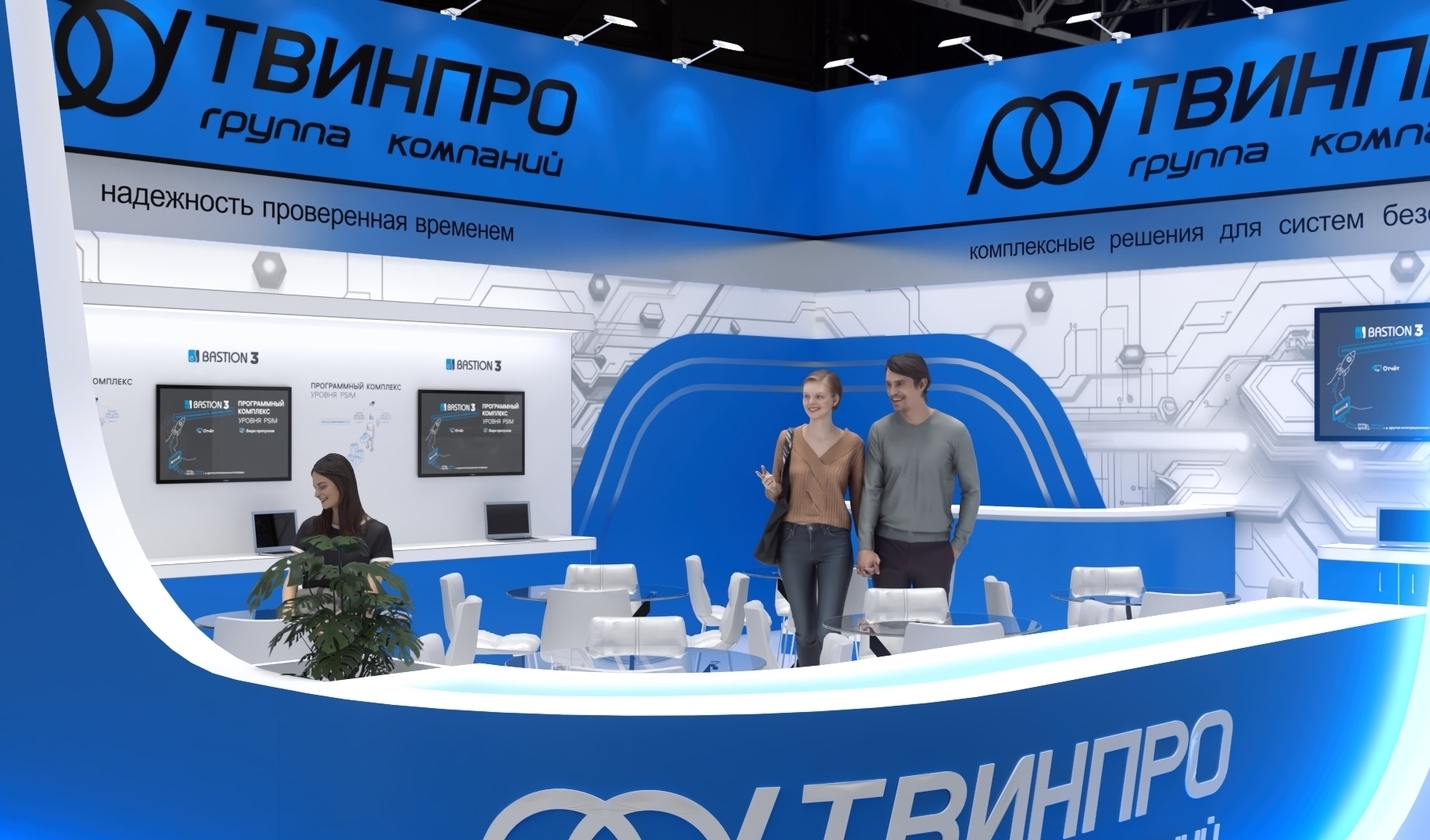 Exhibition stand design Twin Pro, Дизайн выставочного стенда Твин Про