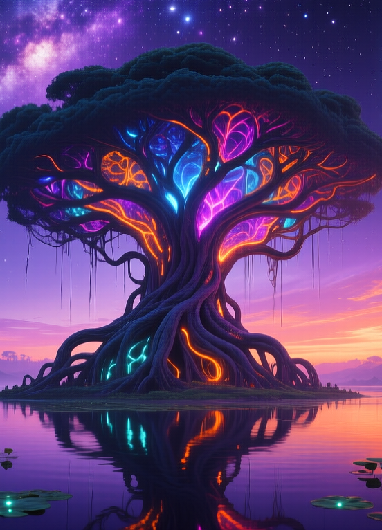 Fantastic landscape in style of Avatar, Фантастический пейзаж в стиле Аватар, oxsiondesign