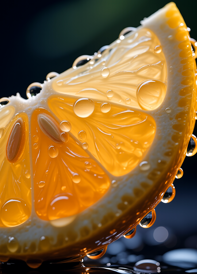 Slice of lemon, Долька лимона