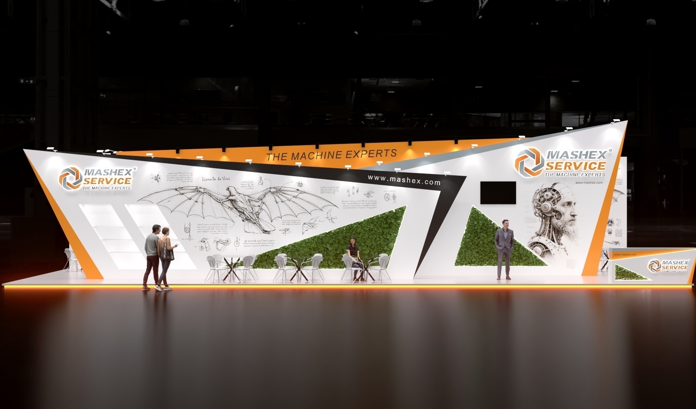 Exhibition stand design Mashex, Дизайн выставочного стенда Mashex, oxsiondesign