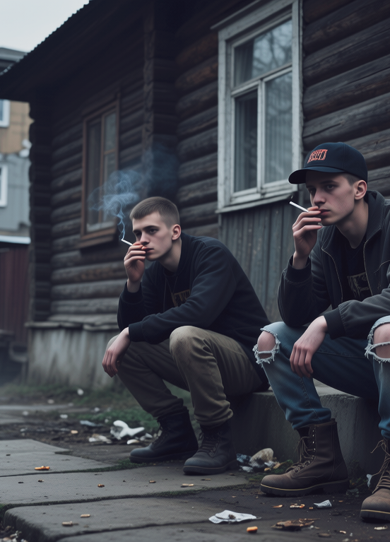 Gopniks of 1990s in Russian outback, Гопники 90-х годов в российской глубинке, oxsiondesign