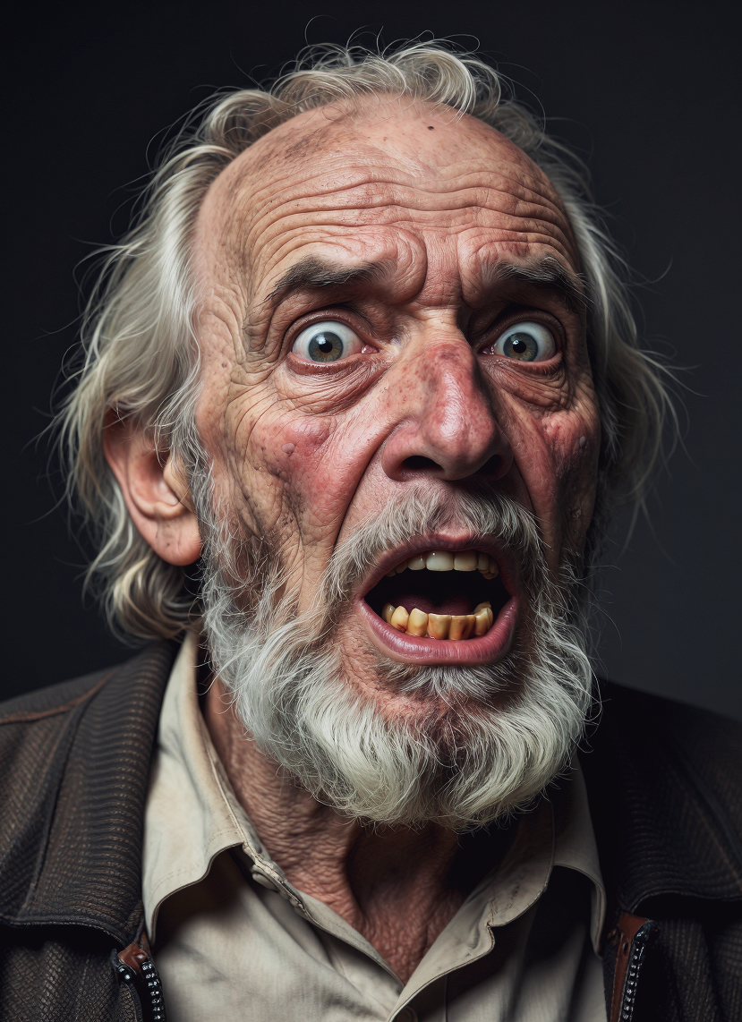 Old homeless man, Пожилой бездомный мужчина, oxsiondesign