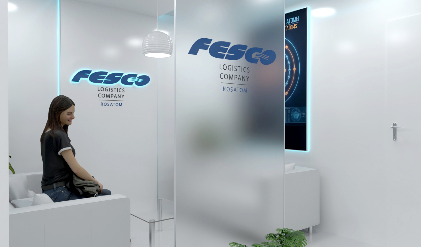 Exhibition stand design Rosatom, Дизайн выставочного стенда Росатом, oxsiondesign