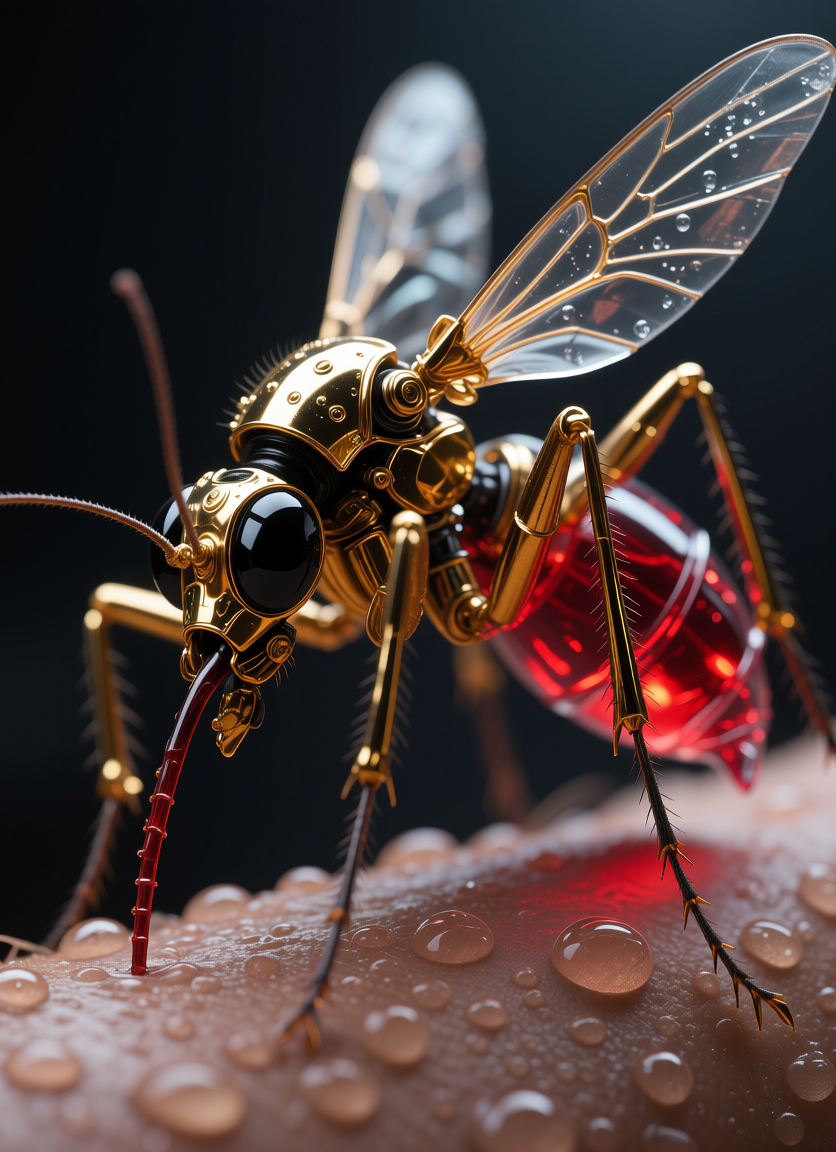 Mechanical mosquito, Механический комар, oxsiondesign