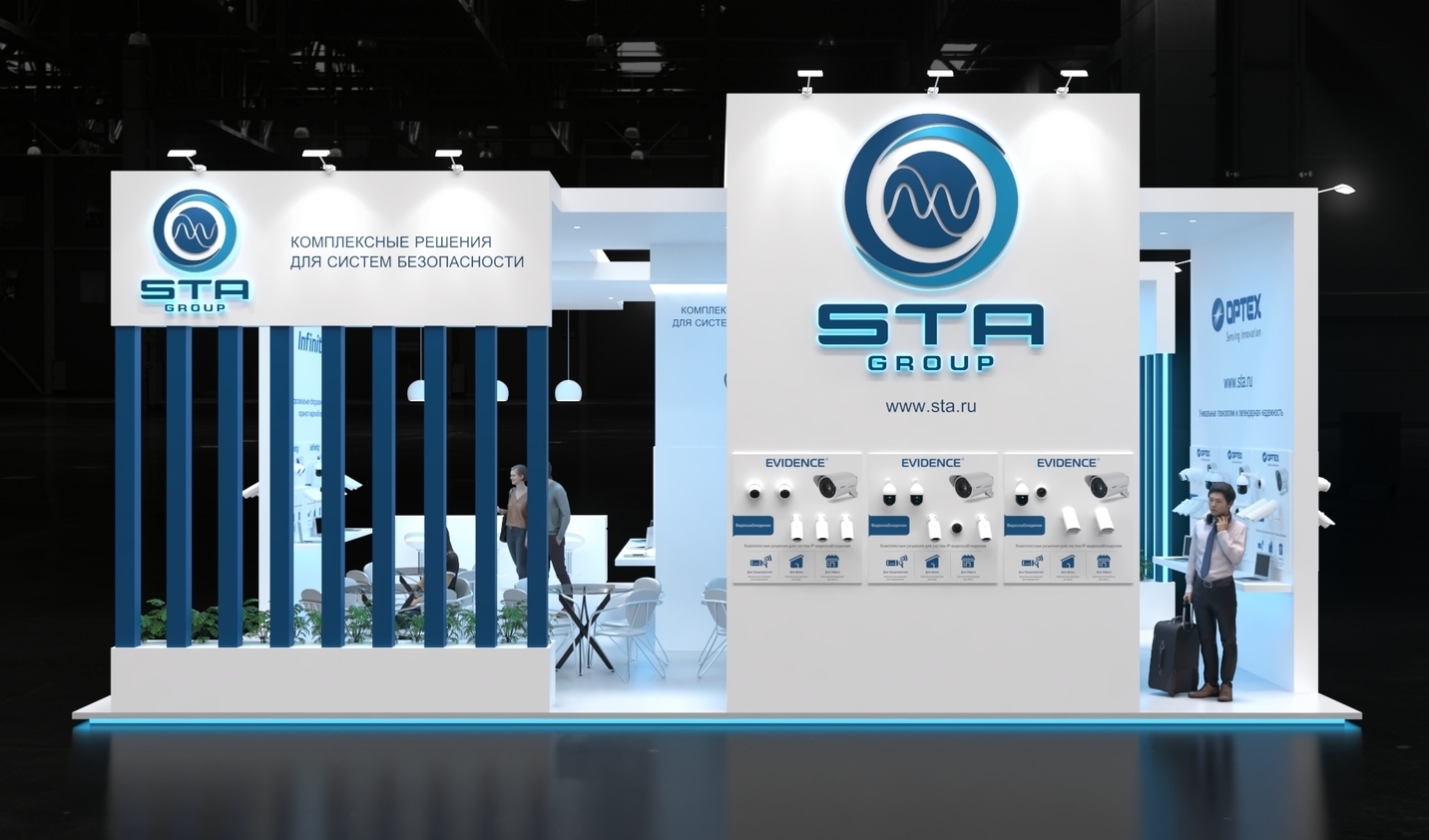 Exhibition stand design STA GROUP, Дизайн выставочного стенда СТА Групп, oxsiondesign