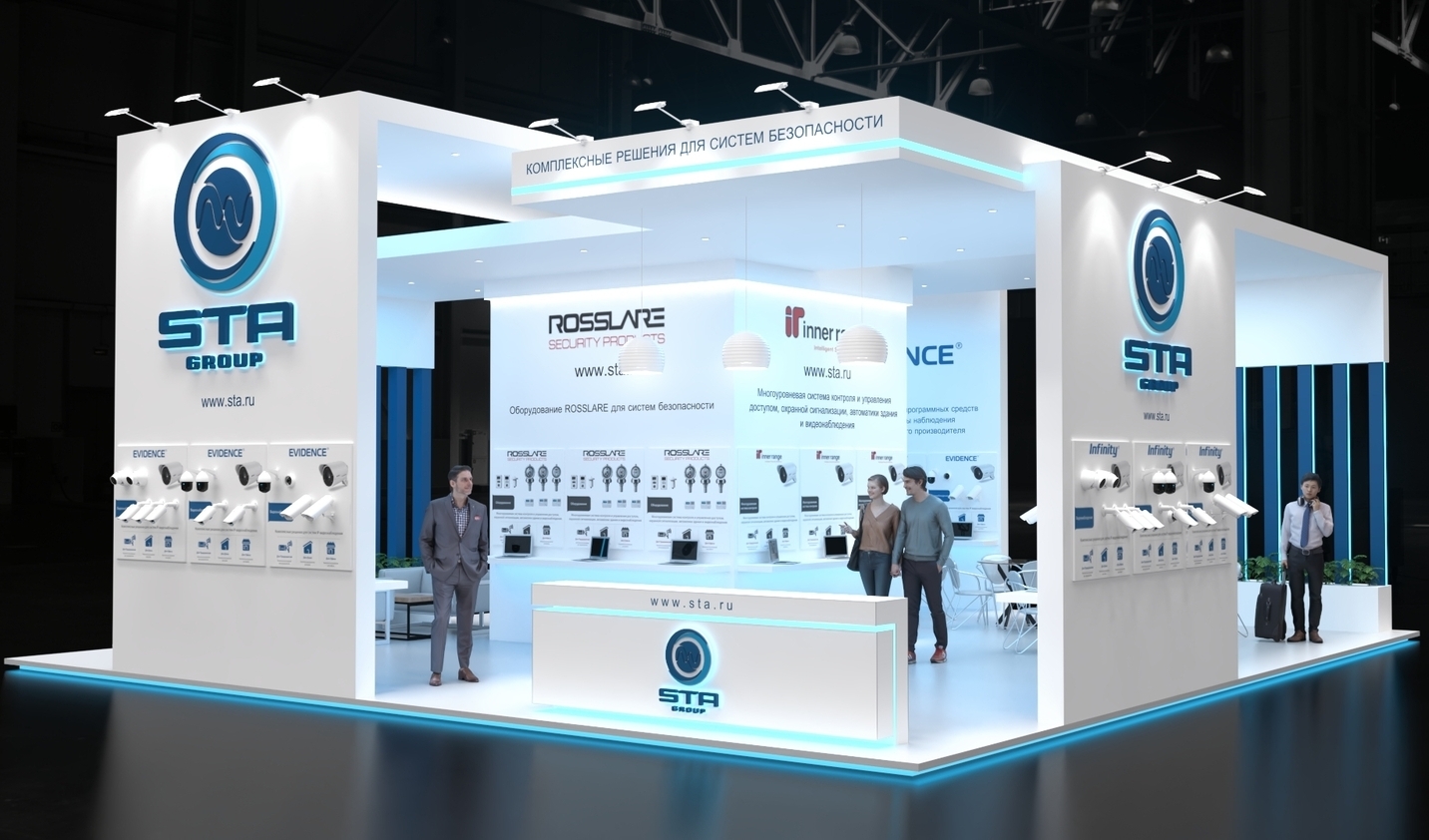 Exhibition stand design STA GROUP, Дизайн выставочного стенда СТА Групп, oxsiondesign