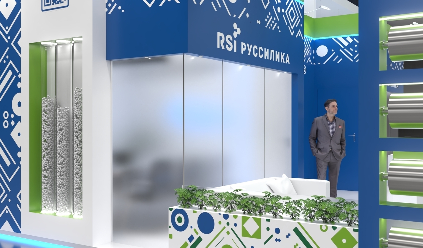 Exhibition stand design Titan, Дизайн выставочного стенда Титан, oxsiondesign