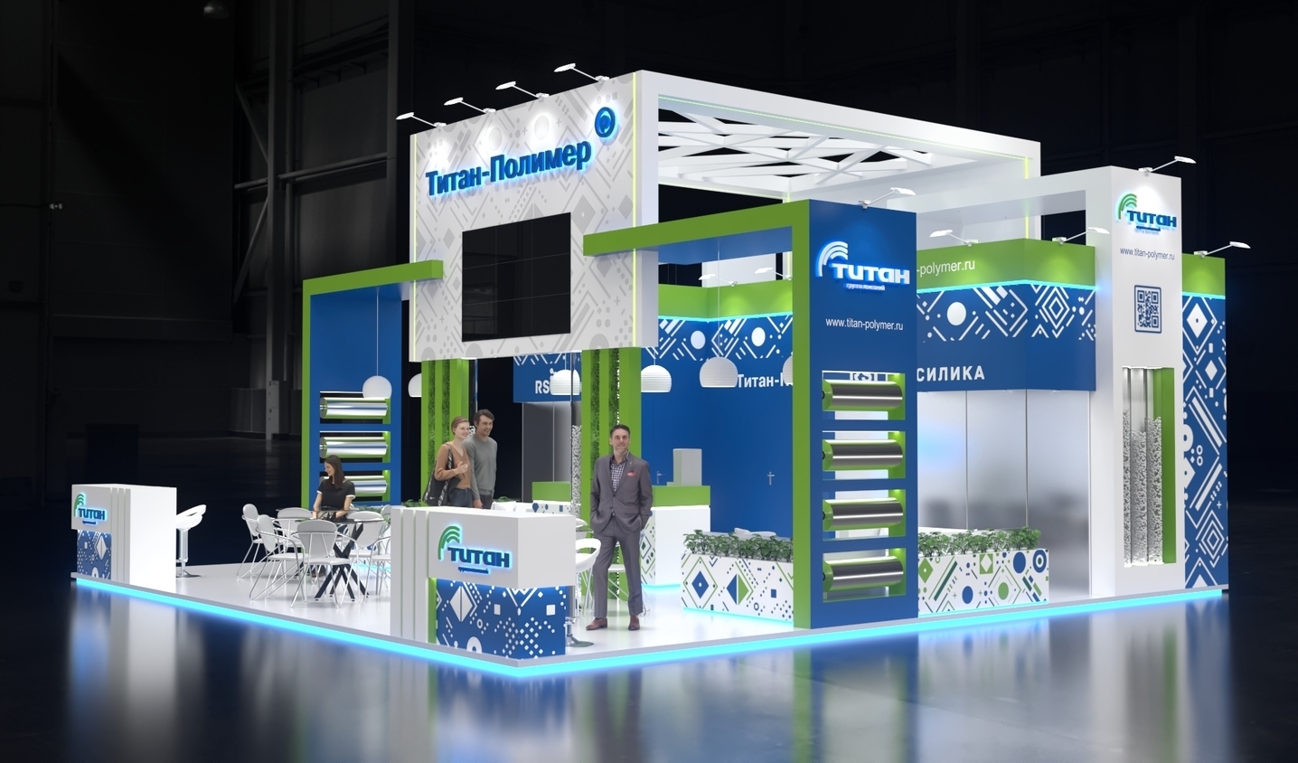 Exhibition stand design Titan, Дизайн выставочного стенда Титан, oxsiondesign